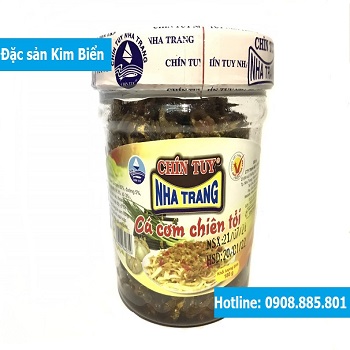 Cá cơm chiên tỏi Chín Tuy Nha Trang